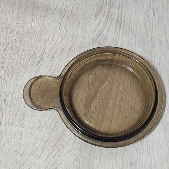 Corning Ware Pyrex P-150-C Grab It Amber Glass Replacement Lid Only - Picture 2 of 5